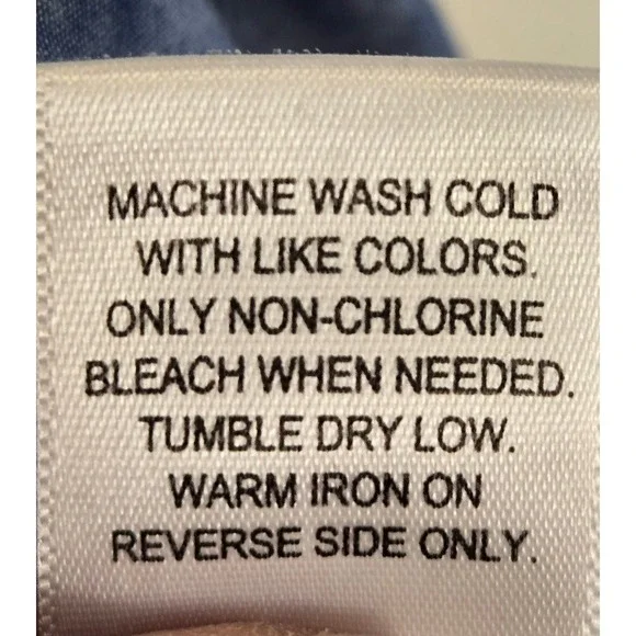 Croft & Barrow Womens Sz L Boho Floral Blue Cotton Embroidered Sleeveless Top - Picture 7 of 8